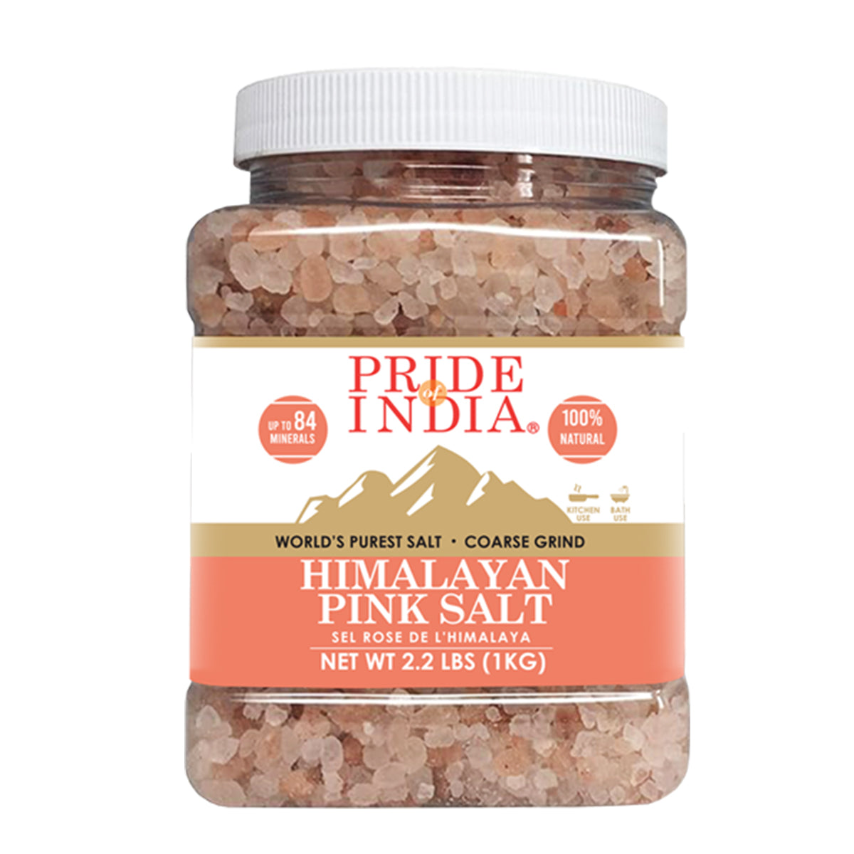 Himalayan Pink Rock Salt - Coarse Grind