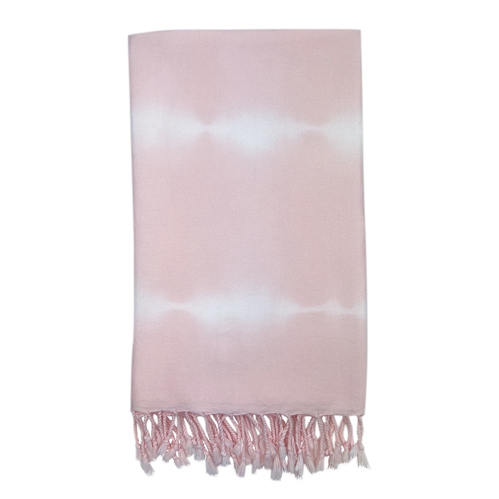Blush Tie Dye Turkish Beach Towel